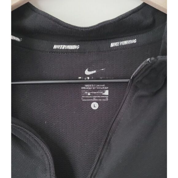 Nike Running Quarter Zip Long Sleeve Pull Over Size Large - Picture 2 of 5